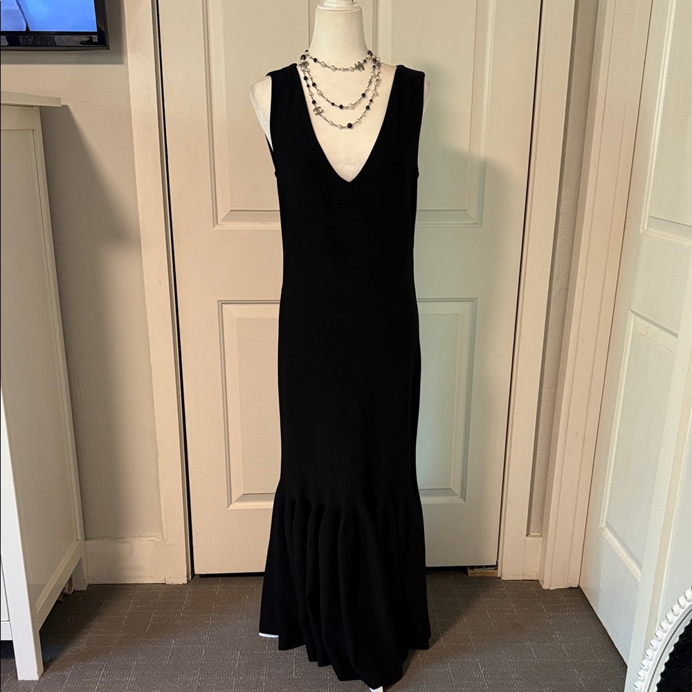 Stella McCartney Elegant Black Maxi Dress